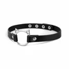 Bedroom Fantasies Kitty Choker Juodas Faux Leather Adjustable Collar