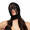 Bedroom Fantasies Lace Mask with Mouth Opening Juodas Elegant Design