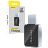 Dėklas Blavec Adapteris Carplay Android Auto wireless BCP-02 – Bluetooth Wifi USB + adapteris Typ C (CPAABCP02-BWUB) juodos spalvos
