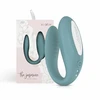 Bloom Jasmine C-Shape Vibrator Žalias - Soft Silicone, Swipe Control