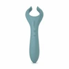 Bloom Peony Dual-Sided Couple Vibrator Žalias Silicone Atsparus vandeniui