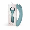 Bloom Peony Dual-Sided Couple Vibrator Žalias Silicone Atsparus vandeniui