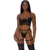Forplay Blooming Beauty Lingerie Set S - Delicate Lace &amp; Underwire Bustier