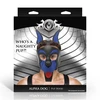 Xr Brands Mėlyna Alpha Dog Mėlyna Adjustable Pup Hood Vegan Leather Unisex Headgear