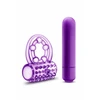 Mėlyna Blush Play With Me The Player Vibrating Dual Support Ring TPE Mėlyna