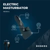 Blue Mėlyna Boners Electric Intimate Machine Mėlyna - Open System, Atsparus vandeniui, Adjustable Vibration