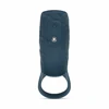 Blue Boners Intimate Vibrating Sleeve Mėlyna Rechargeable Adjustable Fit