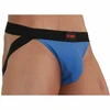 Mėlyna BURN Jockstrap Model 008 Mėlyna/Juodas - Breathable Comfort, Size M