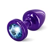 Mėlyna Diogol Anni Round 25 mm Intimate Priedas Violetinė &amp; Mėlyna Crystal