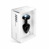 Mėlyna Diogol Anni Round Intimate Plug Juodas &amp; Mėlyna 25 mm Aluminum