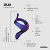 Blue Mėlyna Hueman Vibrating Intimate Ring Mėlyna Silicone 10-Mode Rechargeable