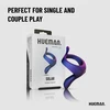 Blue Mėlyna Hueman Vibrating Intimate Ring Mėlyna Silicone 10-Mode Rechargeable