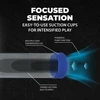 Pumped By Shots Mėlyna HyperPump Rechargeable Intimate Vacuum System Metallic Mėlyna Silicone