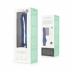 Blue Mėlyna Jelly Infinity Vibrator Mėlyna - Flexible Silicone Model with Veined Texture
