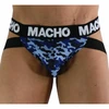 Macho Underwear Mėlyna MACHO MX28MA Jockstrap Military Mėlyna M - Lycra Comfort Support