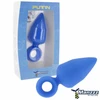 Mėlyna ManzzzToys Putin Mėlyna Intimate Silicone Plug Juodas 12cm XL Atsparus vandeniui