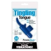 Power Bullet Mėlyna PowerBullet Tingling Tongue Mėlyna Mini Finger Massager Atsparus vandeniui