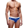 Mėlyna Prowler Swim Brief XL Mėlyna - Athletic Fit with Baltas Accents