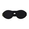 Doc Johnson Blush Juodas Ops Blink Adjustable Silicone Blindfold Juodas