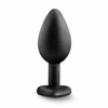 Blush Temptasia Bling Plug Medium Juodas - Elegant Intimate Priedas