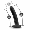 Dreamtoys Blush Temptasia Twist Medium - Flexible Intimate Silicone Model, Violetinė