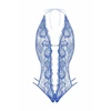 Ayisigi Body Renee Magic Mėlyna - Soft Lace Bodysuit by Be Wicked, Adjustable Straps S/M