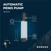 Boners Automatic Vacuum Pump &amp; Intimate Training Device Transparent XL