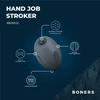 Boners Flexible Intimate Training Device with Textured Interior, Clear