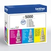Brother BT5000CLVAL rašalo kasetė 3 vnt. Suderinama žydra, purpurinė, geltona