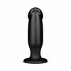 BUTTR AH-1 Cobra Intimate Plug PVC Juodas 15 cm with Secure Base
