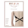 Bye Bra Flexible 3-Hook Low Back Bra Straps Juodas &amp; Baltas Set