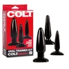 CalExotics Colt Anal Trainer Kit 3-Piece Progressive Plug Set Juodas