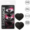 CalExotics Radiance Heart Gem Shields Reusable Adhesive - Sidabrinis Glitter