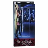 CalExotics Scandal Cross-Shaped Over-the-Door Restraint System Raudona-Juodas
