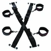 CalExotics Scandal Cross-Shaped Over-the-Door Restraint System Raudona-Juodas