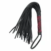 CalExotics Scandal Designer Juodas Flogger 37.5cm PVC Handle