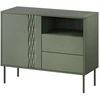 Cama Meble 1D2S TRESSE komoda 100x40x75 matinė žalia
