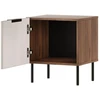 Cama Meble Cama Naktinė spintelė, 2 vnt. ALMERA 50x42x44 riešutmedžio/kašmyro spalvos