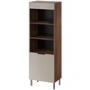 Cama Meble Cama 3 ALMERA knygų spinta 60x42x185 graikinis riešutas/kašmyras