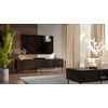 Cama Meble Cama CORTINA 4D TV cabinet 200x40x55 juodas