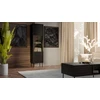 Cama Meble Cama CORTINA display cabinet 53x40x182 juodas