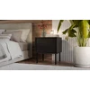 Cama Meble Cama Bedside cabinet, 2 pcs. CORTINA 45x40x51 juodas