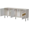 Cama Meble Cama INSERTO 3D1W komoda 190x40x80 kašmyro + LED
