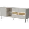 Cama Meble Cama INSERTO 3D1W komoda 190x40x80 kašmyro + LED