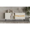 Cama Meble Cama INSERTO 3D1W komoda 190x40x80 kašmyro + LED