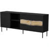 Cama Meble Cama INSERTO 3D1W komoda 190x40x80 juodas + LED