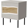 Cama Meble Cama Bedside cabinet, 2 pcs. INSERTO 50x40x61.5 cashmere + LED