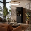 Cama Meble Cama LIVERTI display cabinet 59.5x42x178 juodas