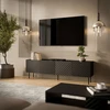 Cama Meble Cama LUCCA 4D TV cabinet 200x40x59 juodas