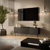 Cama Meble Cama LUCCA 3D TV cabinet 165x40x59 juodas